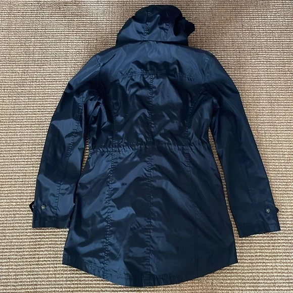 Michael Kors Rain Jacket Mid-length Black Small - Picture 6 of 6